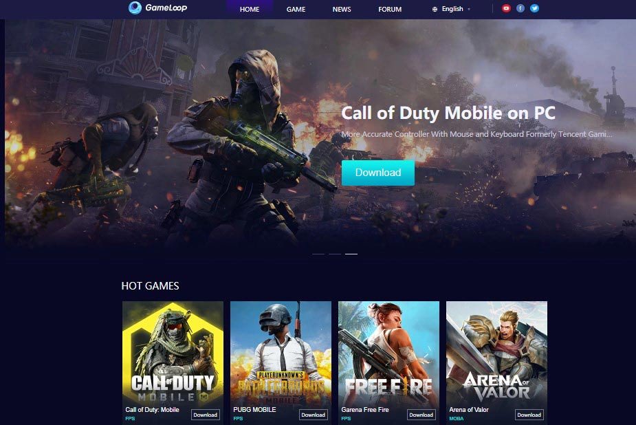 gameloop download for windows 10 free fire